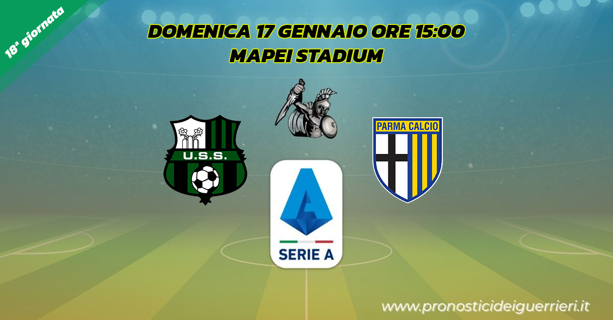 SASSUOLO PARMA serie a 18 giornata 17 gennaio 2021 SASSUOLO PARMA serie a 18 giornata 17 gennaio 2021