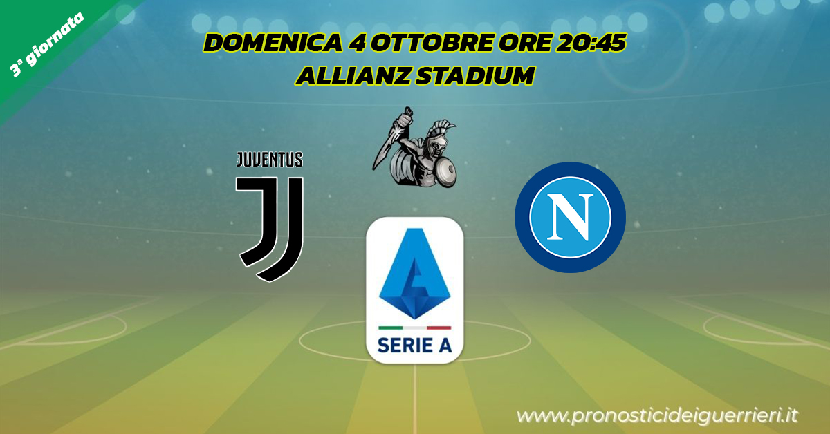 Juventus Napoli Pronostico 3 Giornata Serie A 4 Ottobre 2020