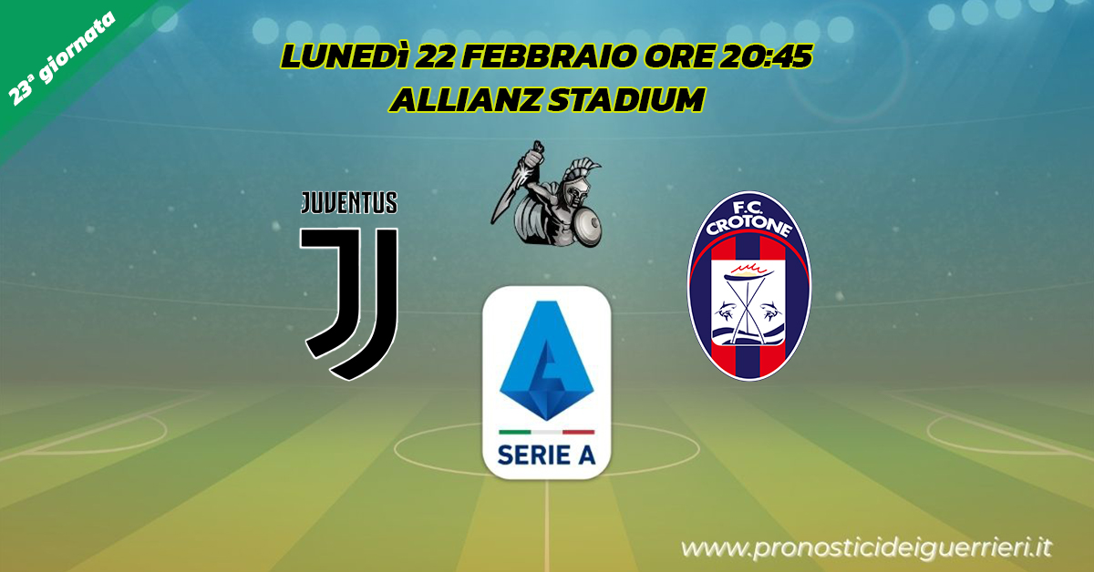 juventus crotone serie a 23 giornata 22 febbraio 2021 juventus crotone serie a 23 giornata 22 febbraio 2021