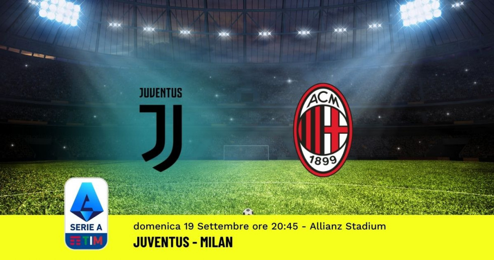 Pronostico Juventus-Milan: 4^ Giornata Serie A (19 ...