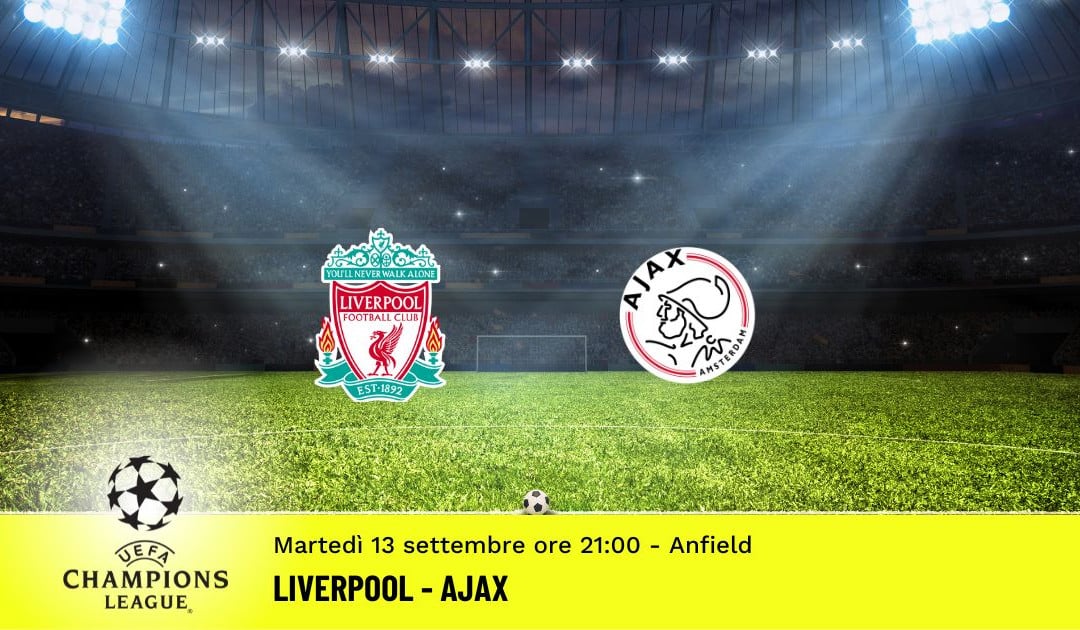Liverpool-Ajax, 2ª giornata Champions League: diretta tv, formazioni e pronostici