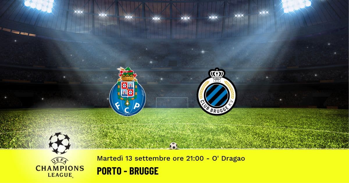 porto-brugge-2-giornata-champions-league-13-settembre-2022