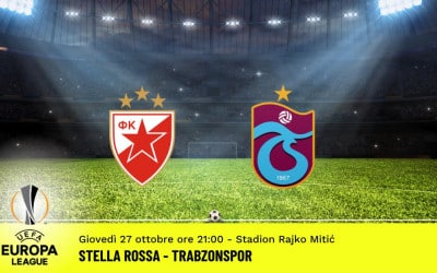 Stella Rossa-Trabzonspor, 5ª giornata Europa League: diretta tv, formazioni e pronostici