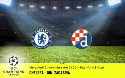 Chelsea-Din. Zagabria, 6ª giornata Champions League: diretta tv, formazioni e pronostici