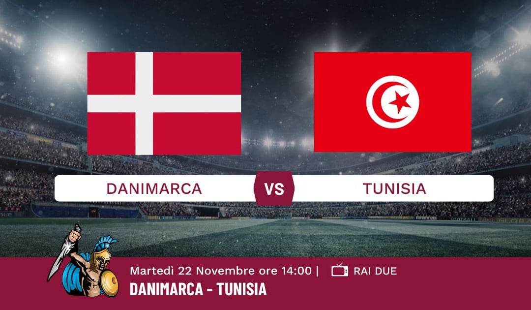 Pronostico Danimarca-Tunisia, Mondiali Qatar 2022, Info e Quote