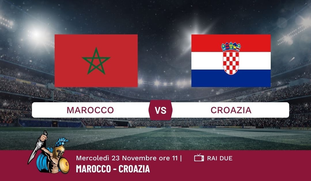 Pronostico Marocco-Croazia, Mondiali Qatar 2022, Info e Quote