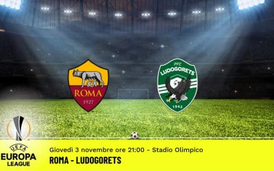 Roma-Ludogorets, 6ª giornata Europa League: diretta tv, formazioni e pronostici