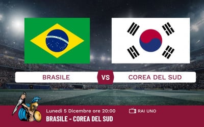 Pronostico Brasile-Corea del Sud, Mondiali Qatar 2022, Info e Quote