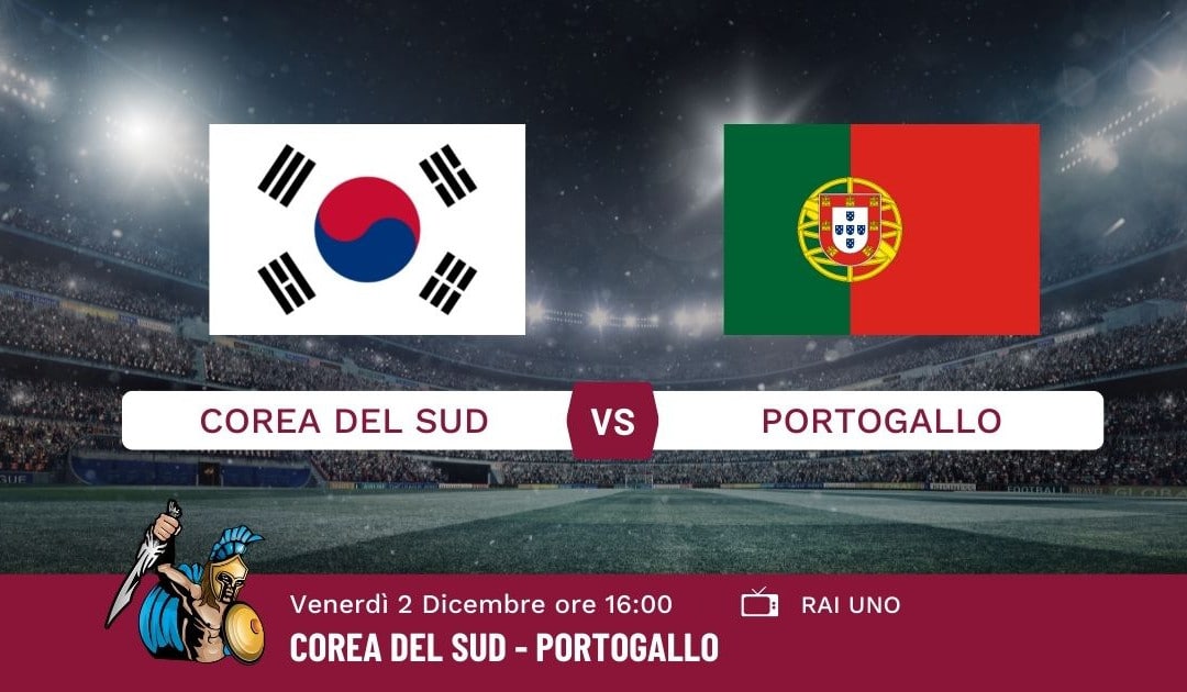 Pronostico Corea del Sud-Portogallo, Mondiali Qatar 2022, Info e Quote