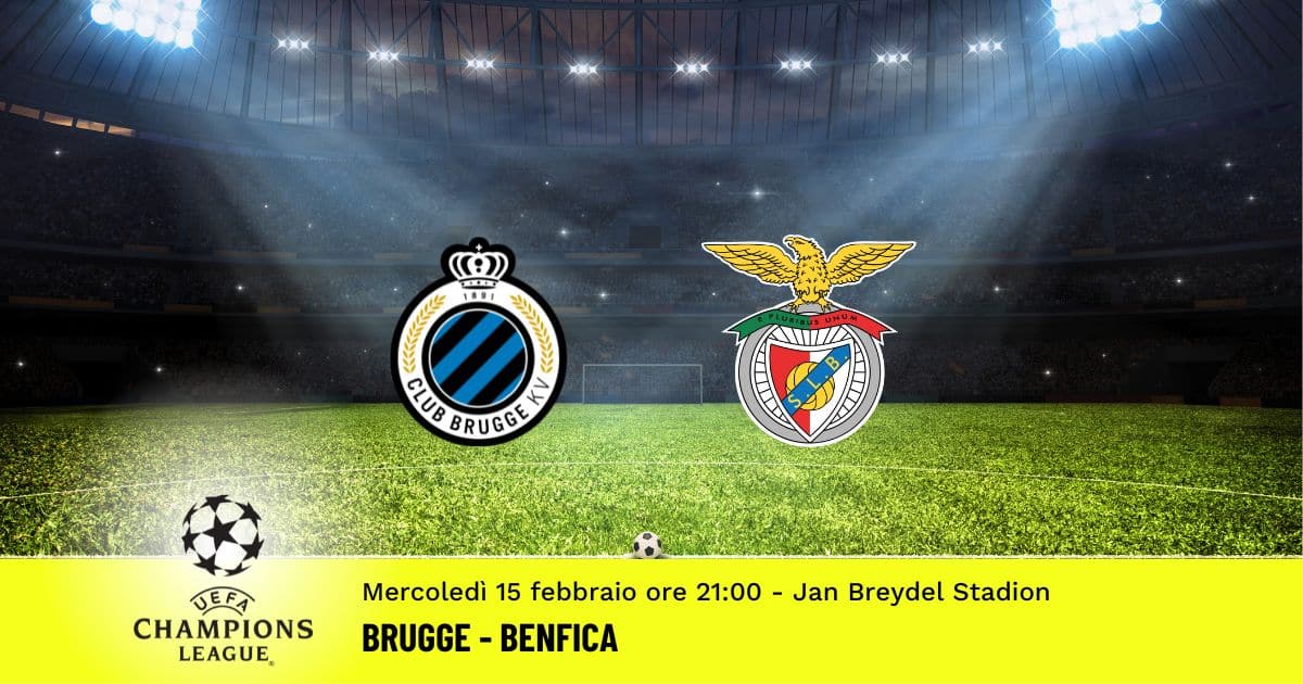 Brugge-Benfica: Pronostico Champions League 