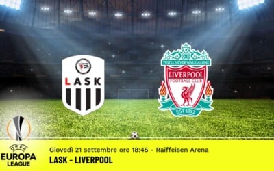 Lask-Liverpool, Europa League: diretta tv, formazioni e pronostici