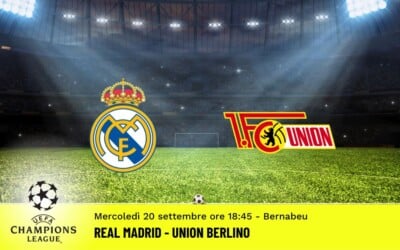 Real Madrid-Union Berlino, Champions League: diretta tv, formazioni e pronostici