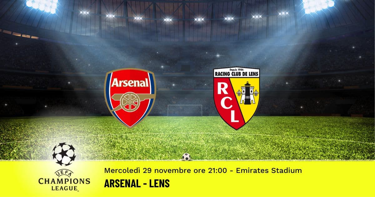 arsenal-lens-champions-league-29-novembre-2023