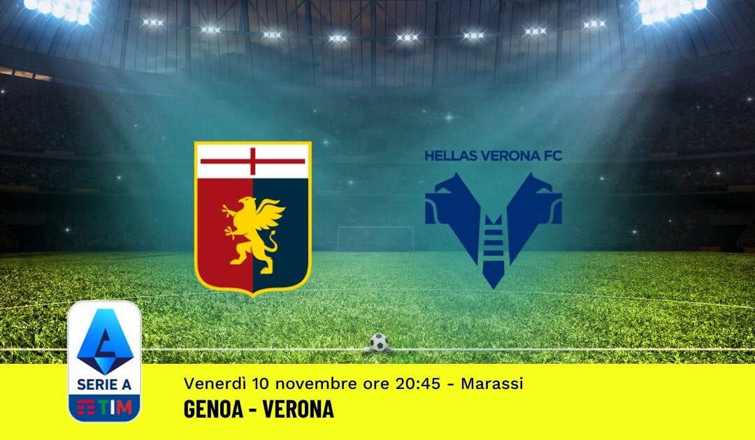 Pronostico Genoa-Verona, 12ª Giornata Serie A: Info, Quote, Giocate Consigliate