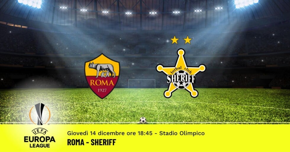 Roma Sheriff Pronostico Europa League 14122023