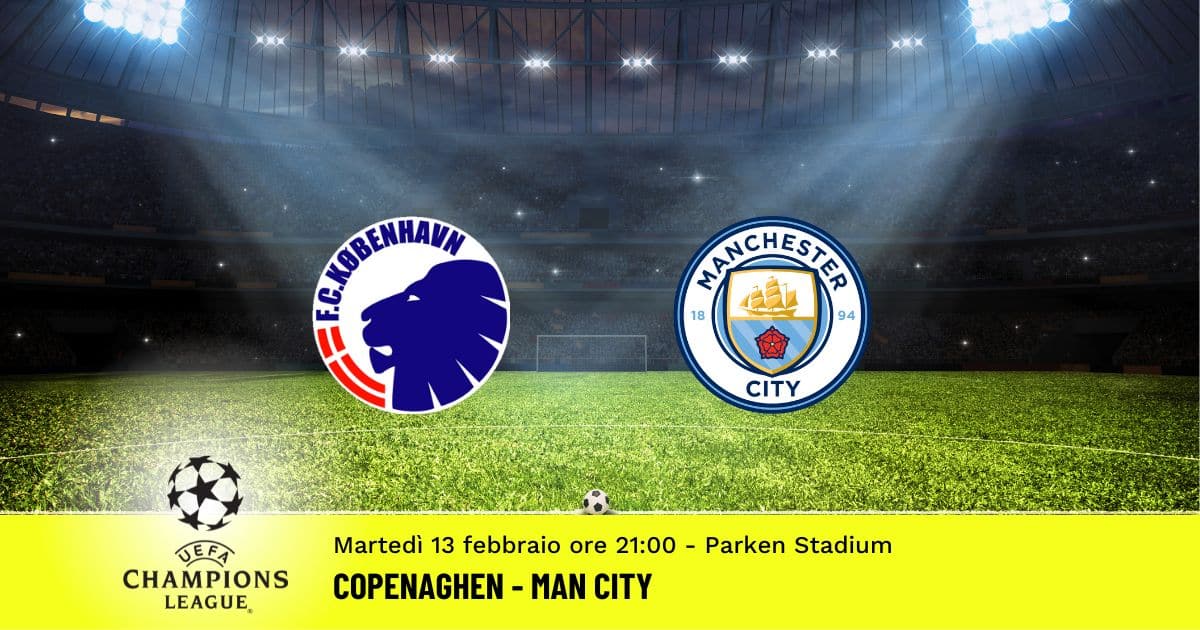 Copenaghen-manchester-city-champions-league-13-febbraio-2024