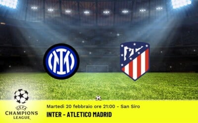 Inter-Atletico Madrid, Champions League: diretta tv, formazioni e pronostici