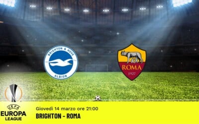 Brighton-Roma, Europa League: diretta tv, formazioni e pronostici