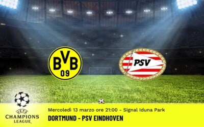 Dortmund-Psv Eindhoven, Champions League: diretta tv, formazioni e pronostici
