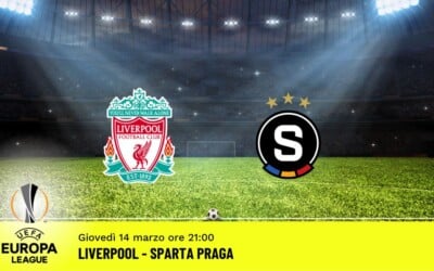 Liverpool-Sparta Praga, Europa League: diretta tv, formazioni e pronostici