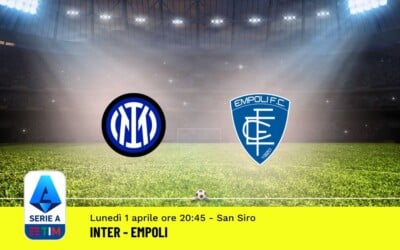 Pronostico Inter-Empoli, 30ª Giornata Serie A: Info, Quote, Giocate Consigliate