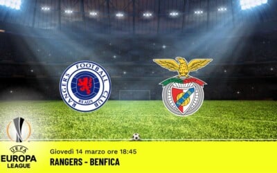 Rangers-Benfica, Europa League: diretta tv, formazioni e pronostici