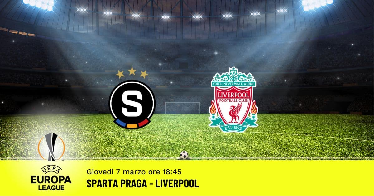 sparta-praga-liverpool-europa-league-7-marzo-2024