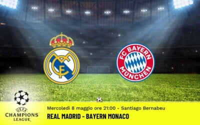Real Madrid-Bayern Monaco, Champions League: diretta tv, formazioni e pronostici