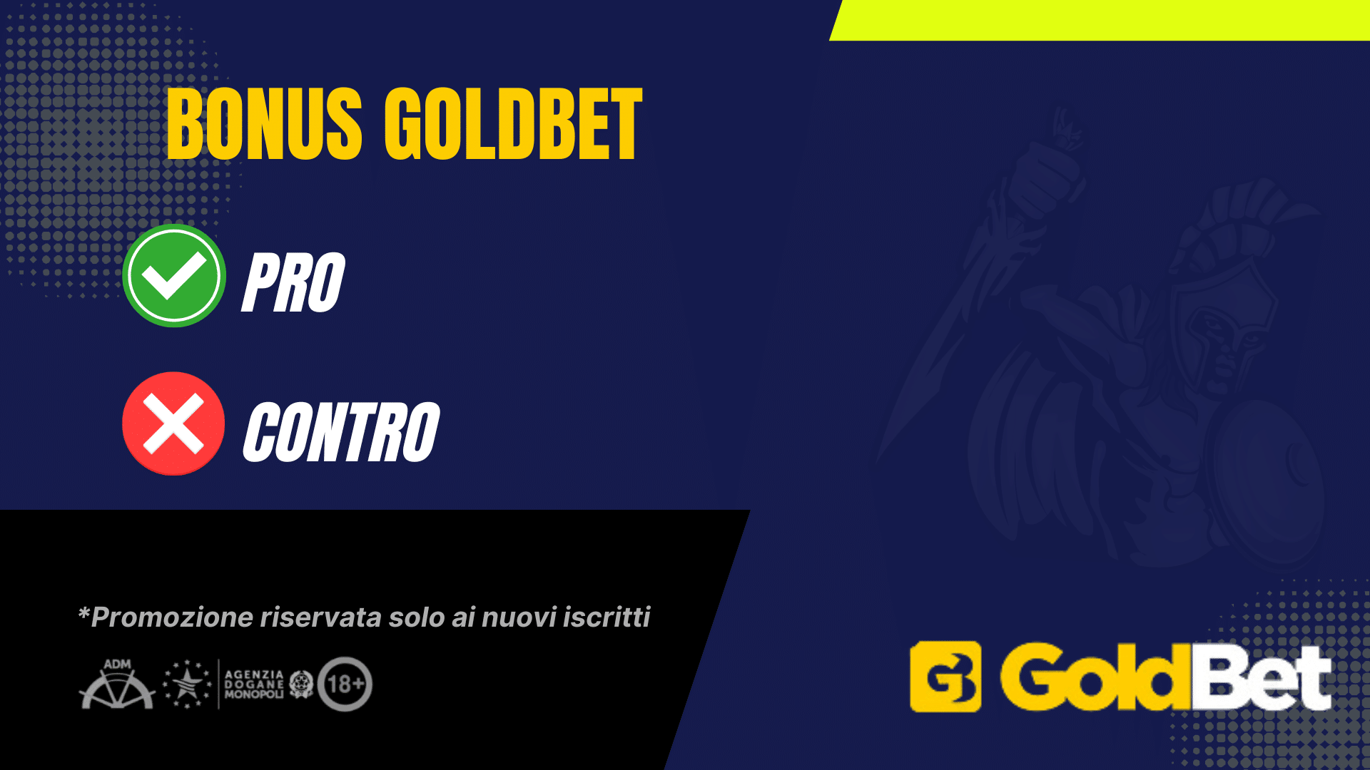 bonus goldbet scommesse pro contro