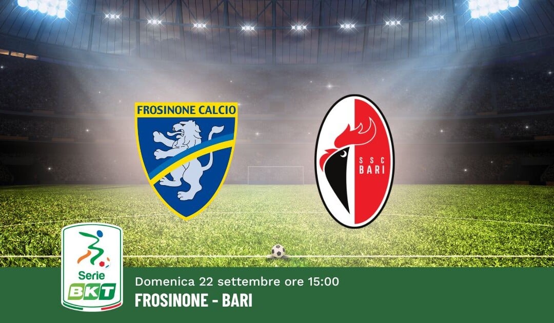 Pronostico Frosinone-Bari, 6ª Giornata Serie B: Info, Quote e Scommesse