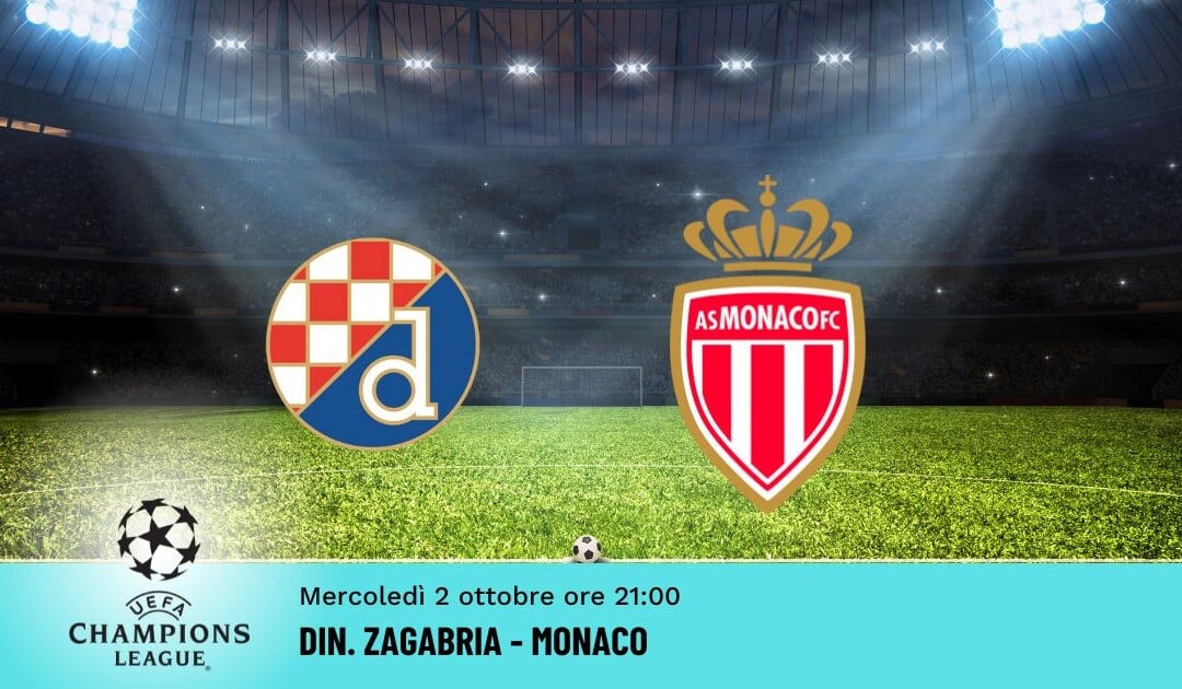 Din. Zagabria-Monaco, Pronostico Champions 02.10.2024