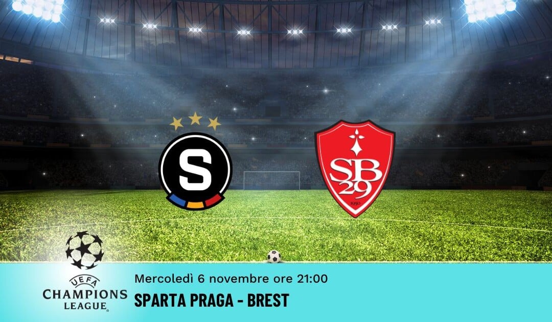 Sparta Praga-Brest, Pronostico Champions 06.11.2024