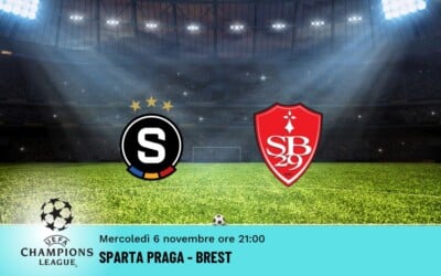 Sparta Praga-Brest, Pronostico Champions 06.11.2024