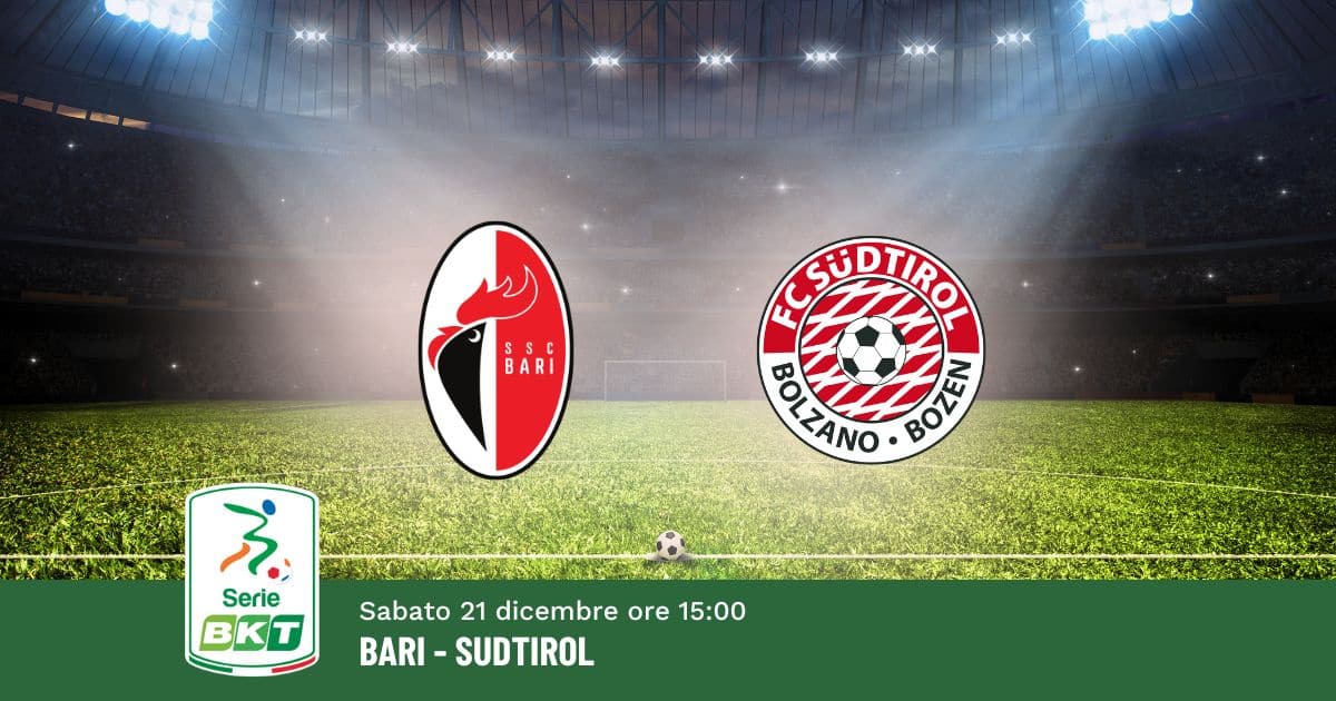 pronostico-bari-sudtirol-18-giornata-serie-b-21-dicembre-2024