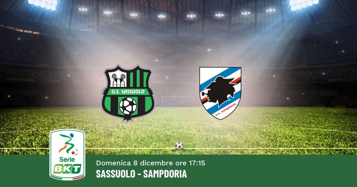 pronostico-sassuolo-sampdoria-16-giornata-serie-b-8-dicembre-2024