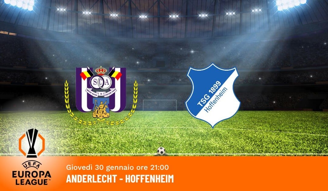 Anderlecht-Hoffenheim: Pronostico Europa League 30.01.2025