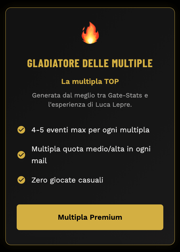 profilo scommettitore gladiatore delle multiple