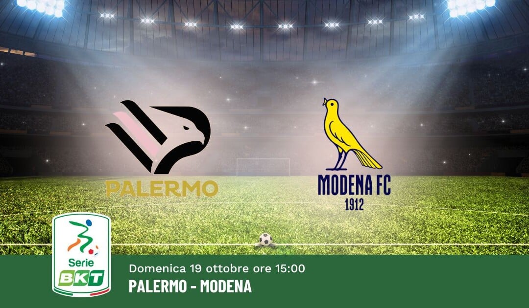 Pronostico Palermo-Modena, 8ª Giornata Serie B: Info, Quote e Scommesse