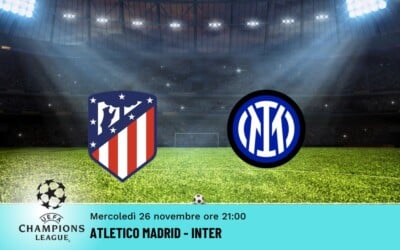 Atletico Madrid-Inter: Pronostico Champions 26.11.2025