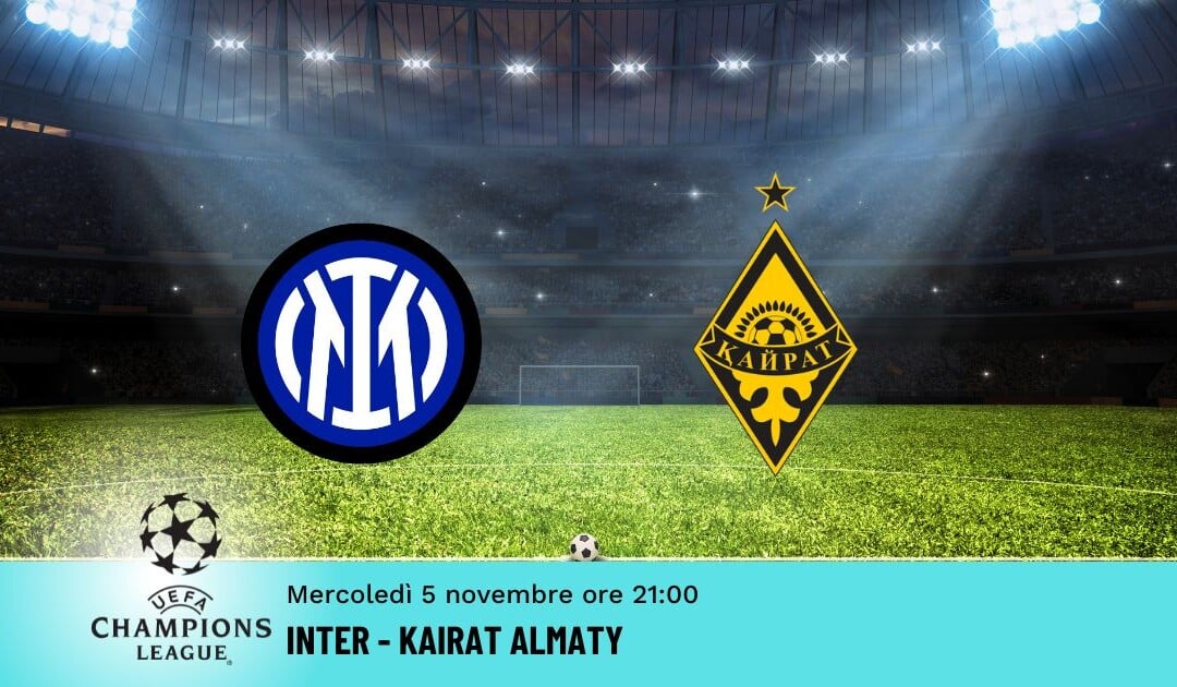 Inter-Kairat Almaty: Pronostico Champions 05.11.2025