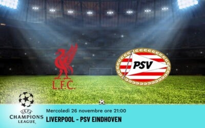 Liverpool-Psv Eindhoven: Pronostico Champions 26.11.2025