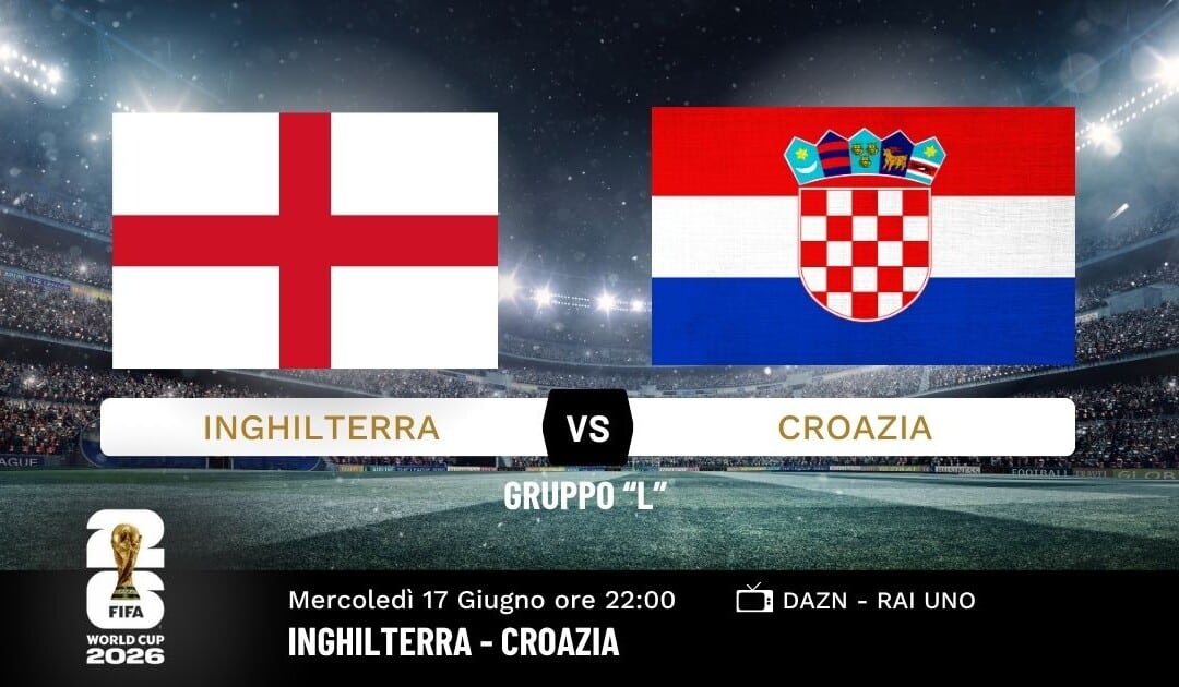 Inghilterra-Croazia: più di una semplice gara di debutto