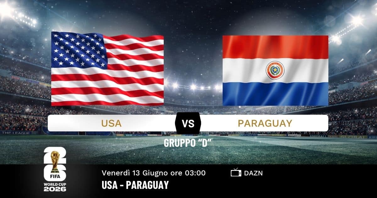 pronostico usa-paraguay mondiale 2026 pronostico usa-paraguay mondiale 2026