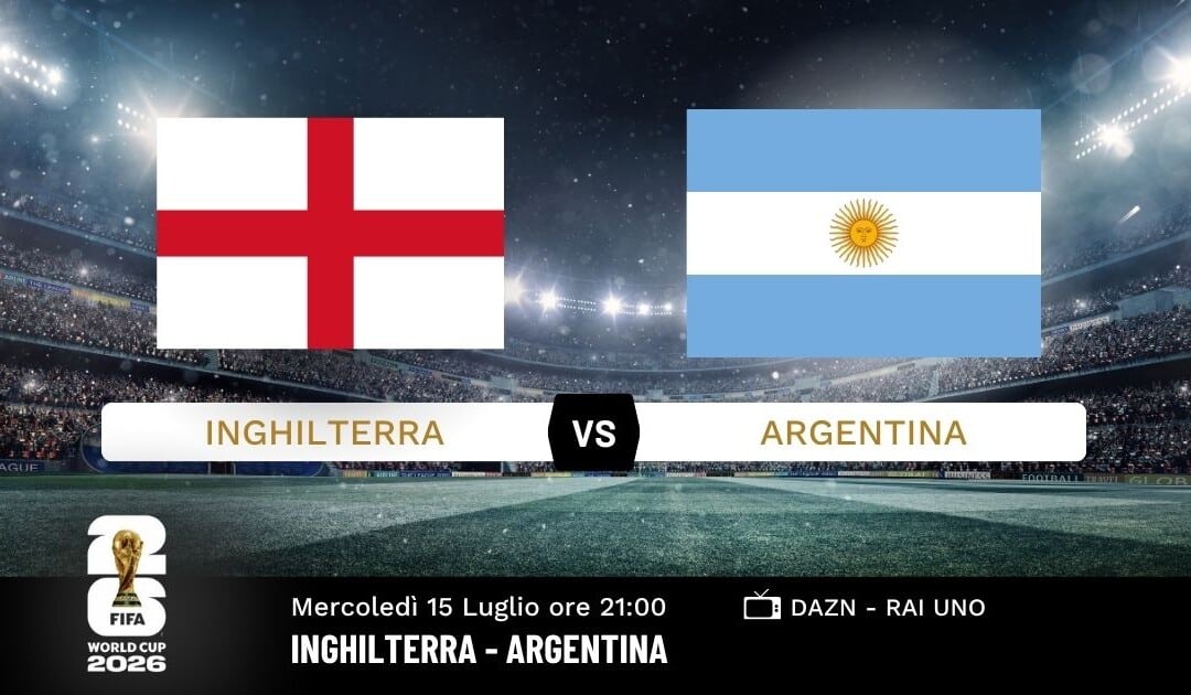 Inghilterra-Argentina: chi sarà la seconda finalista?
