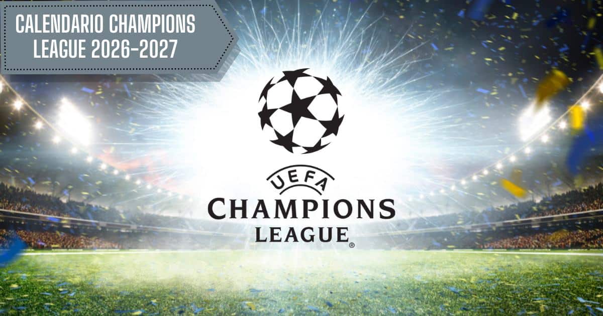 Calendario champions league 2026 2027 Calendario champions league 2026 2027