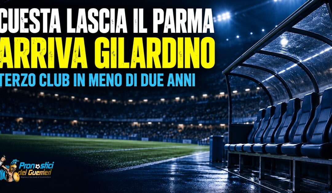 Cuesta lascia il Parma, arriva Gilardino: il terzo club in meno di due anni