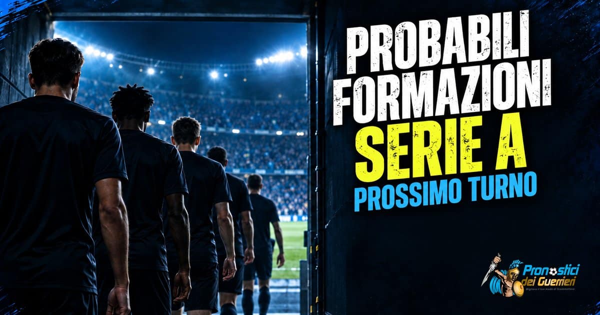 probabili formazioni serie a prossimo turno probabili formazioni serie a prossimo turno