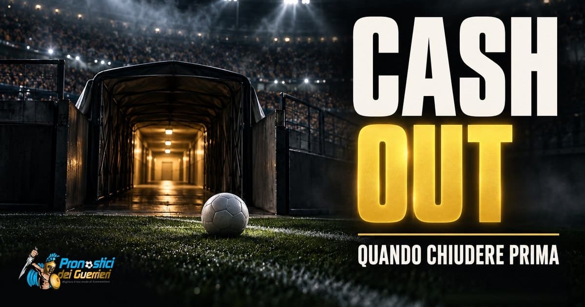 Cash out: quando chiudere prima una scommessa Cash out: quando chiudere prima una scommessa